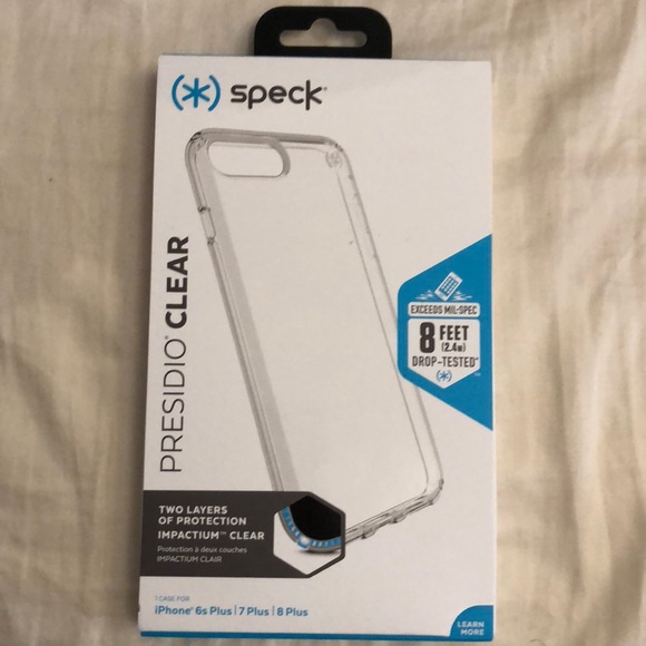 Authentic speck clear case iPhone 6s Plus 7 8 plus - Picture 1 of 6